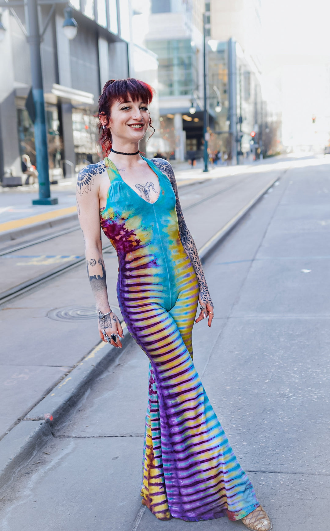 Tie Dye Tigra Onesie