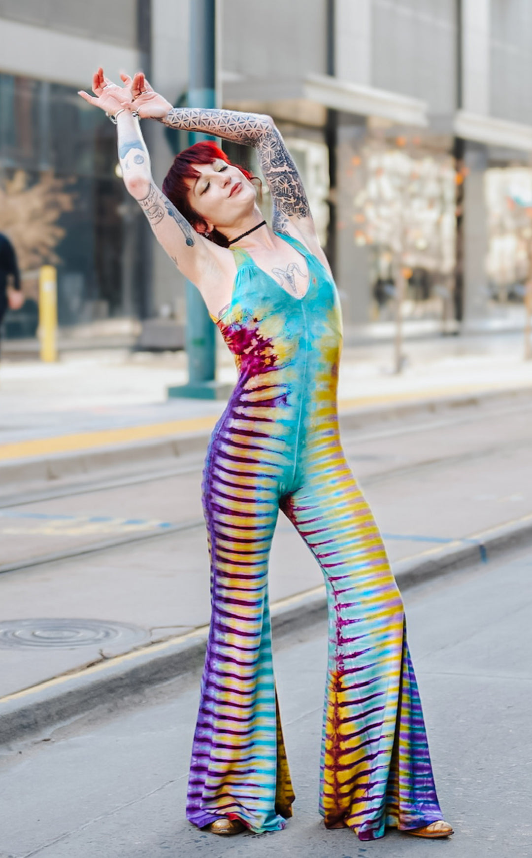 Tie Dye Tigra Onesie