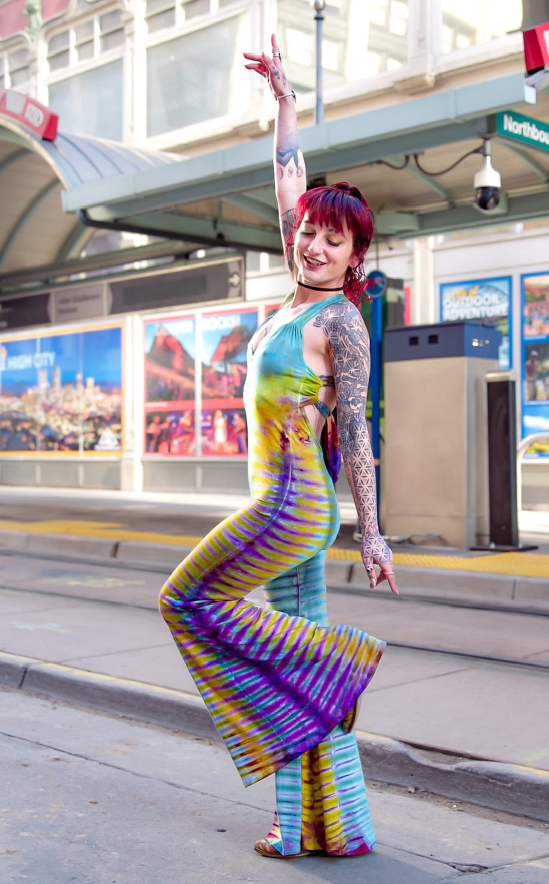 Tie Dye Tigra Onesie