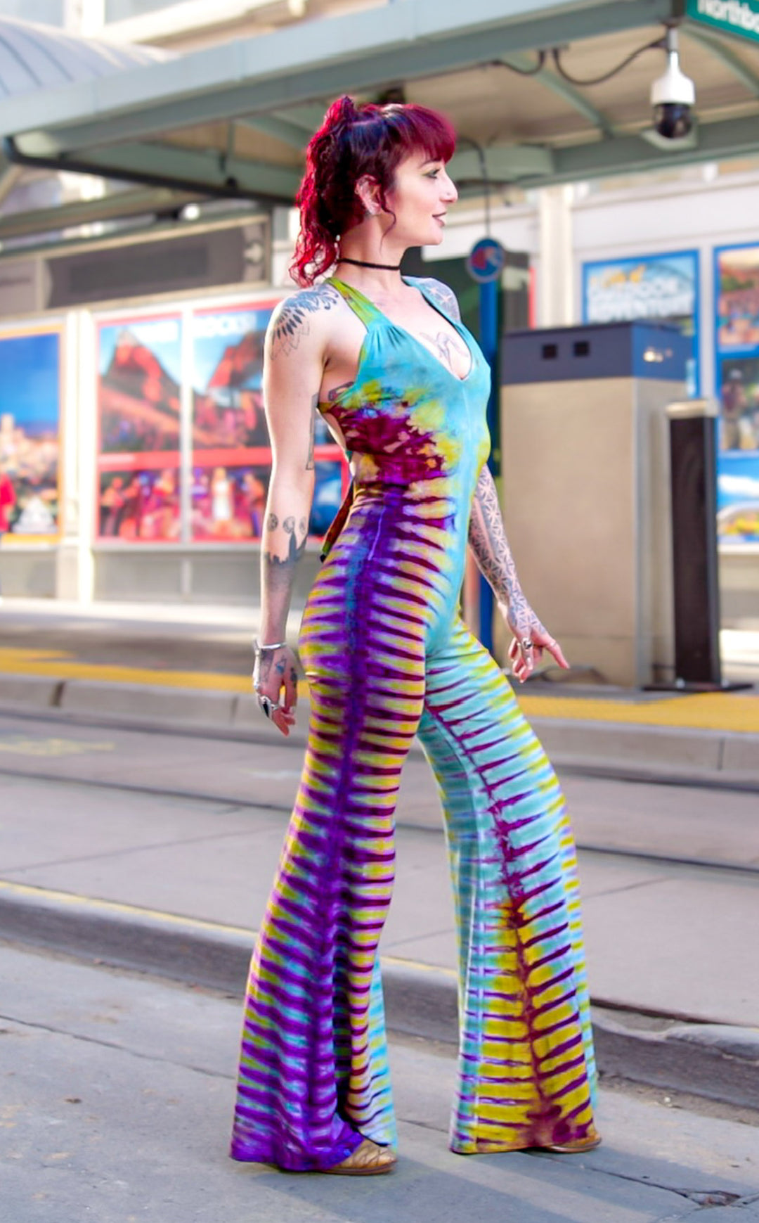 Tie Dye Tigra Onesie