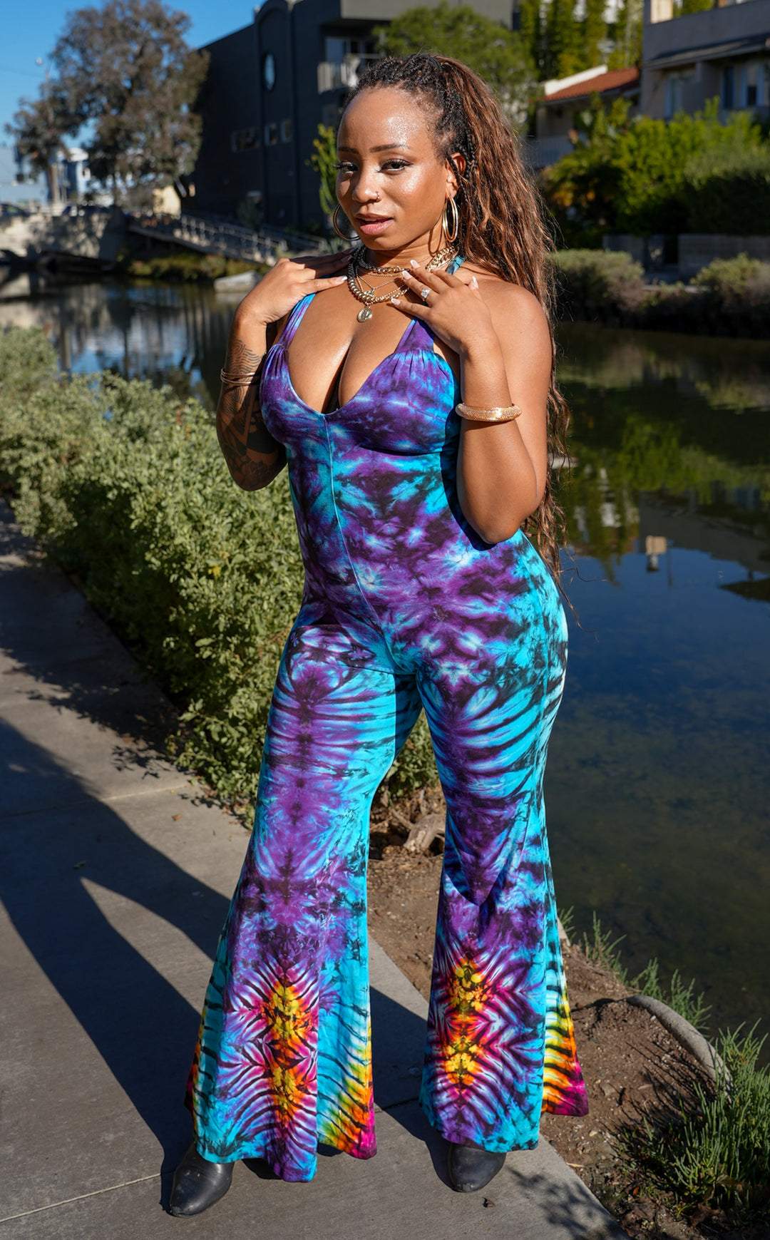 Tie Dye Tigra Onesie