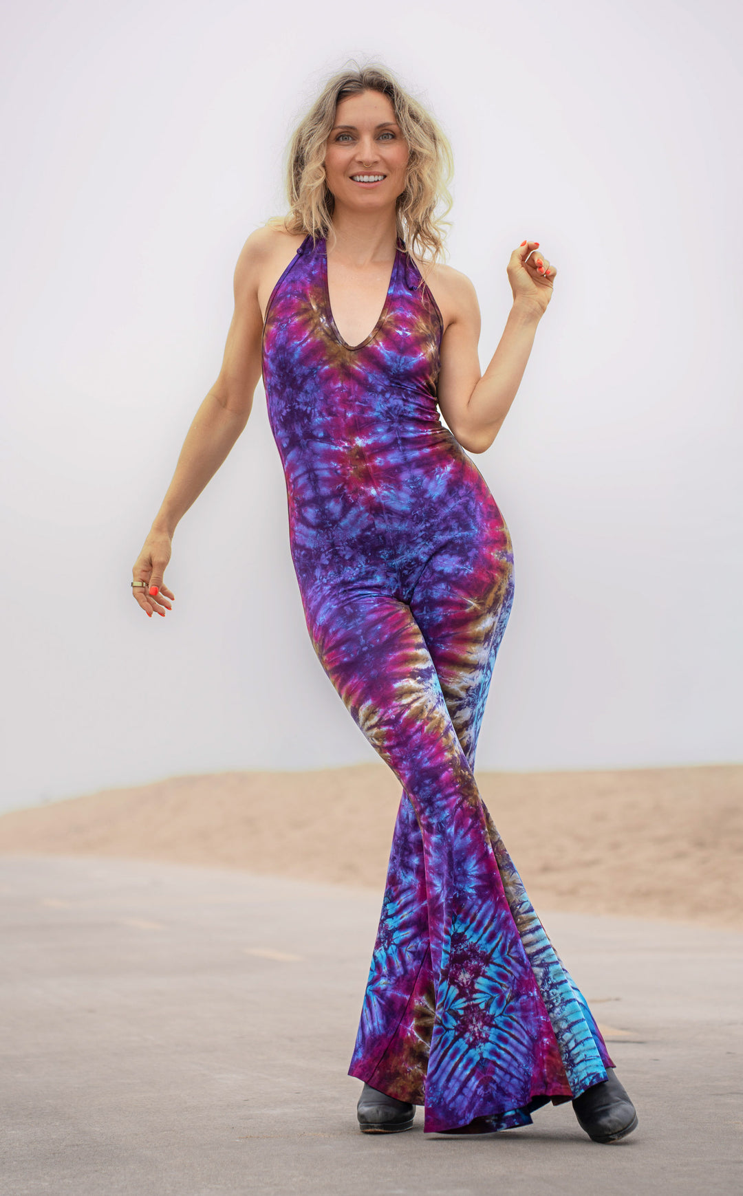 Tie Dye Liberty Super Bell Onesie