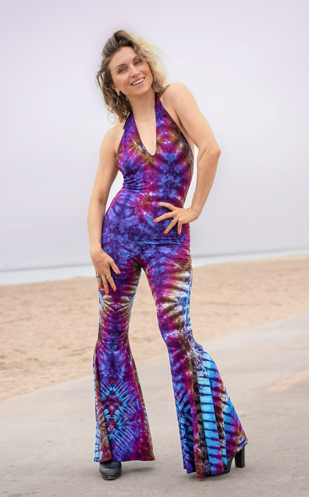 Tie Dye Liberty Super Bell Onesie