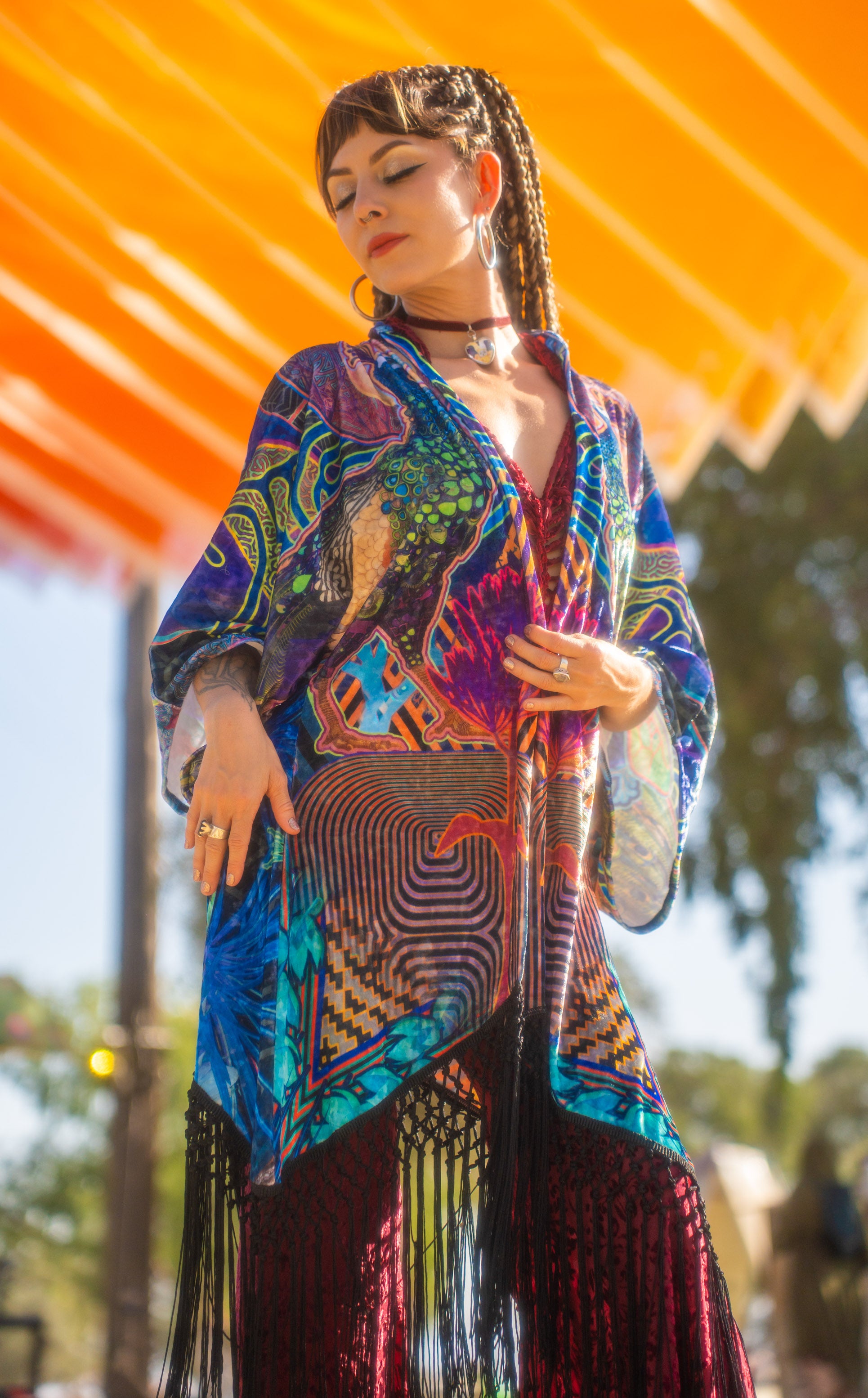 Android Jones Kimono Santa Clara - Warrior Within Designs