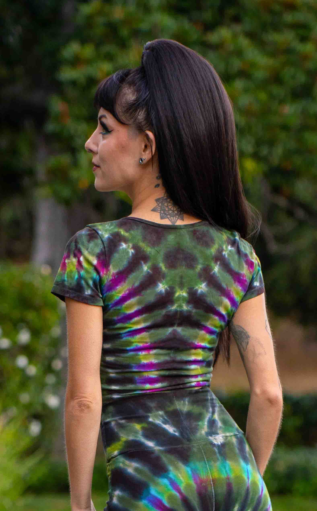 Tie Dye Front Cinch Top