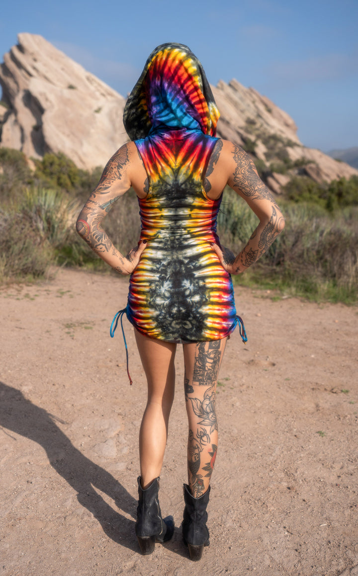 Tie Dye Huntress Cinch Dress
