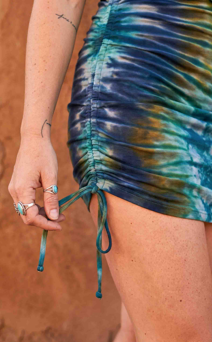 Tie Dye Huntress Cinch Dress