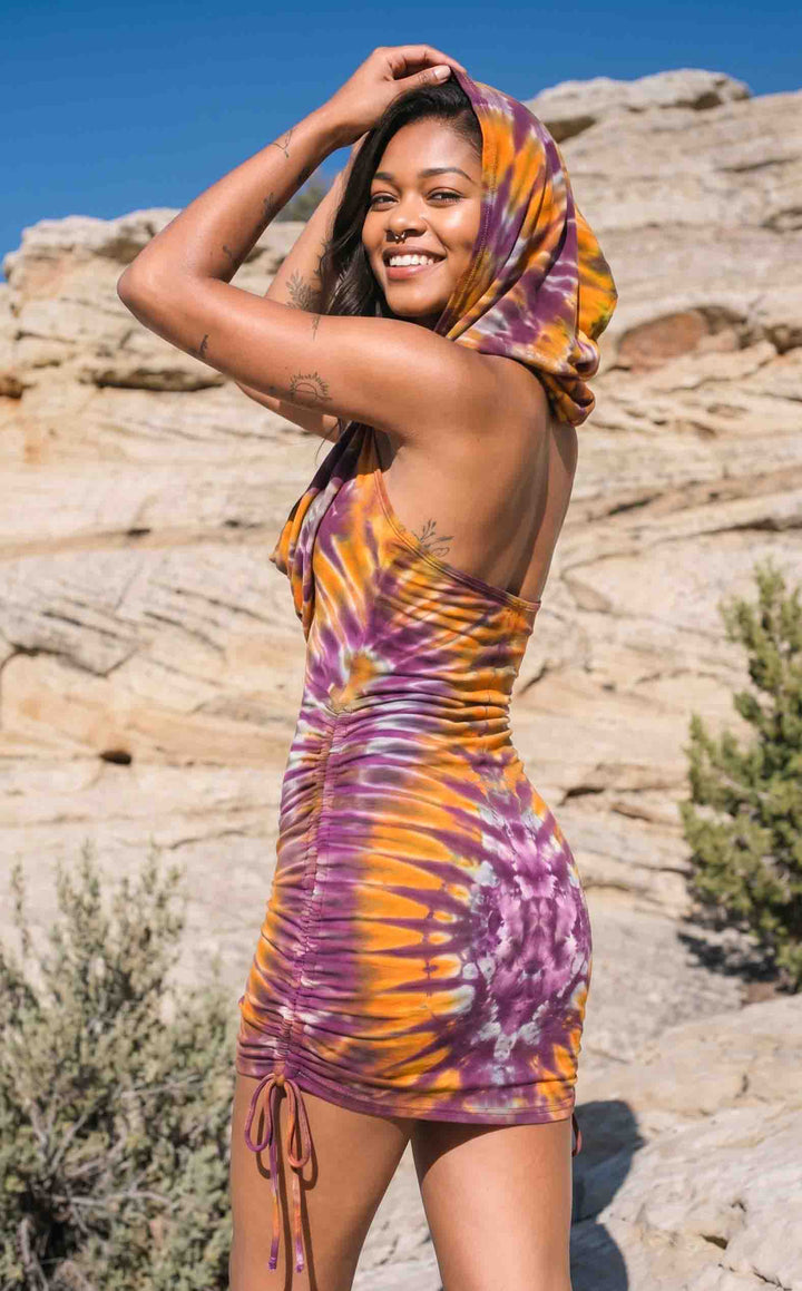 Tie Dye Huntress Cinch Dress