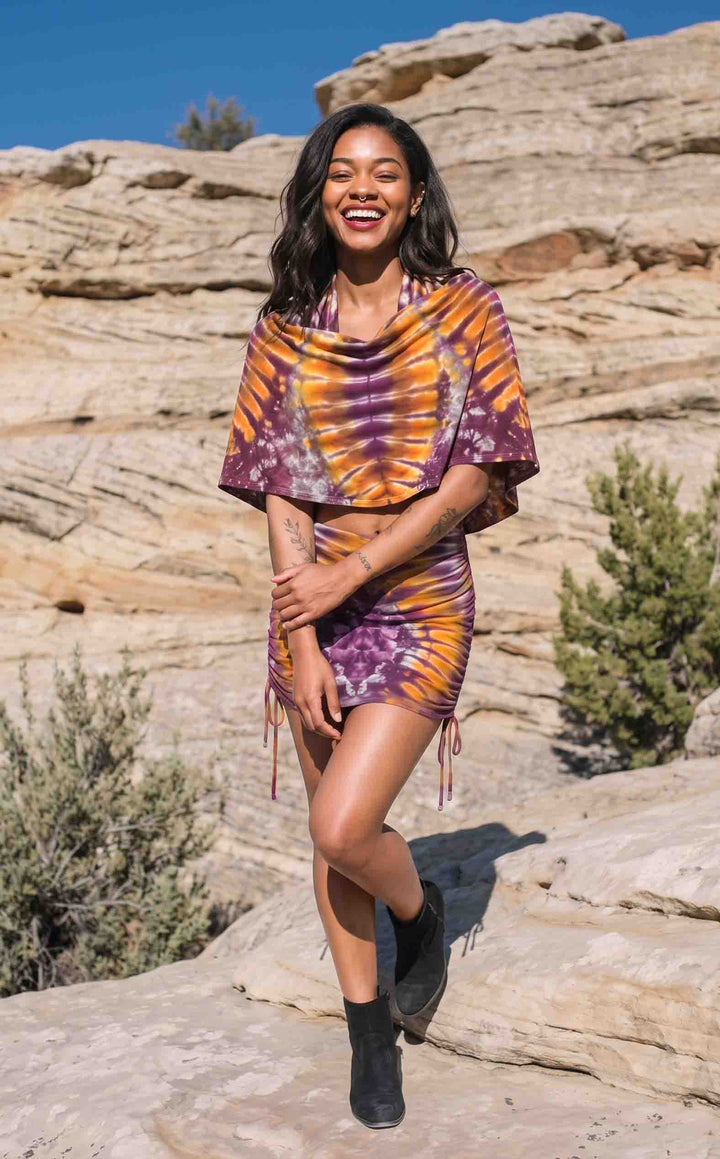 Tie Dye Huntress Cinch Dress