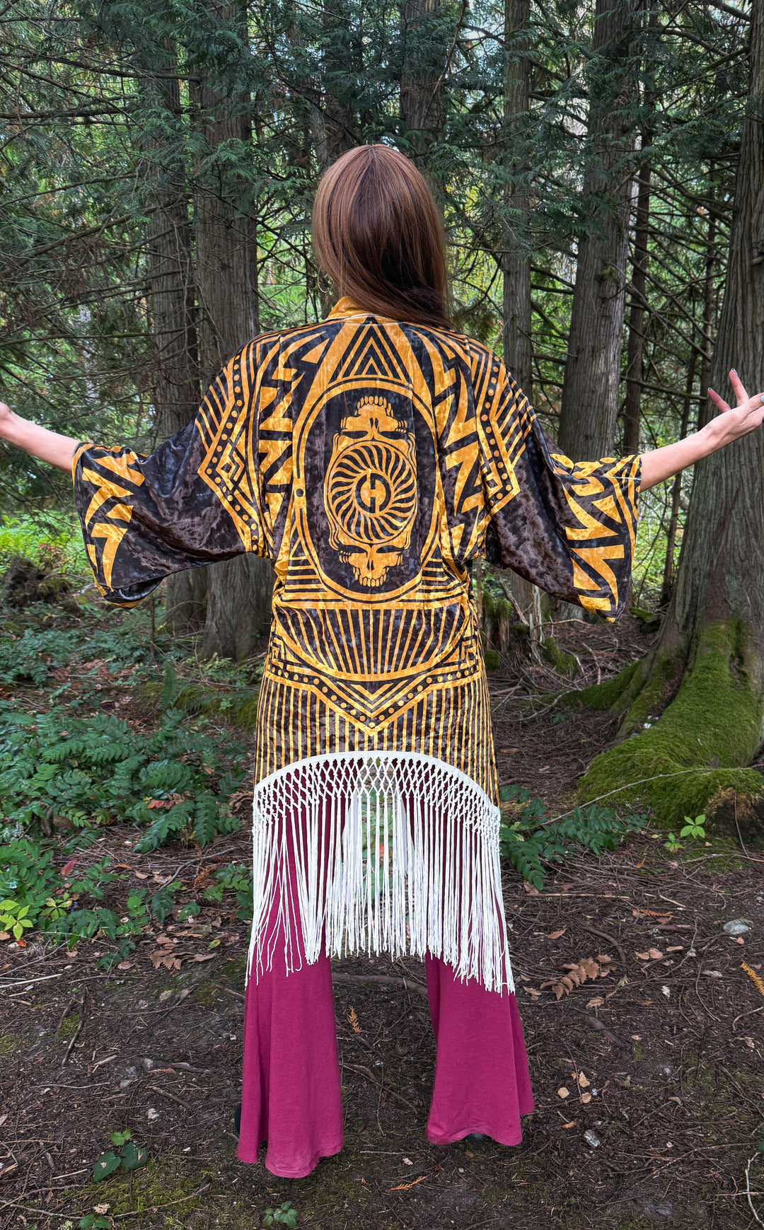 1977 Grateful Dead VELVET Kimono - 4 Colors