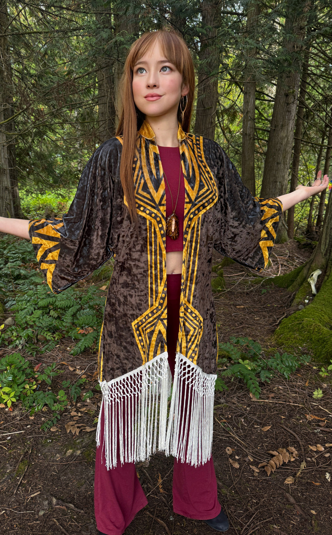 1977 Grateful Dead VELVET Kimono - 4 Colors