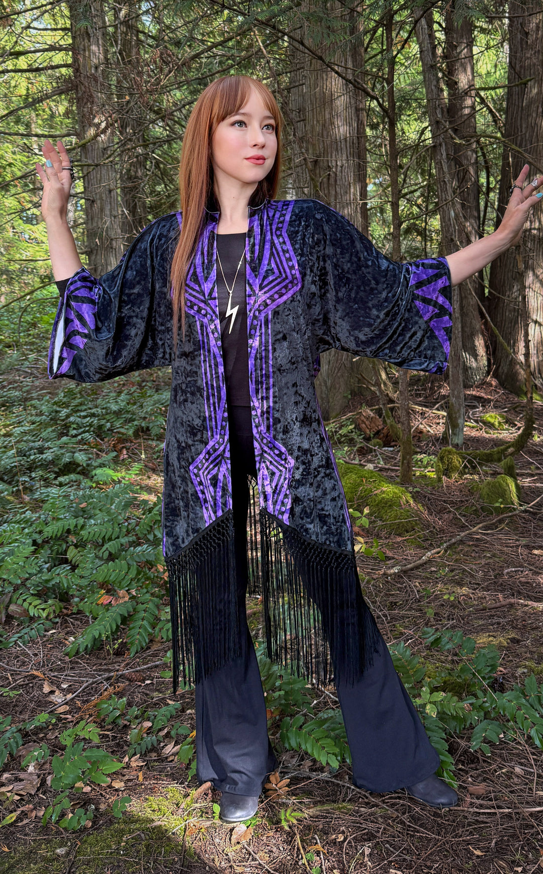 1977 Grateful Dead VELVET Kimono - 4 Colors