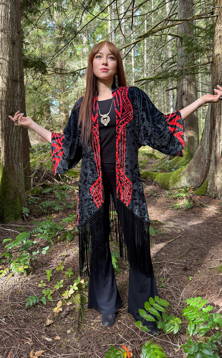 1977 Grateful Dead VELVET Kimono - 4 Colors