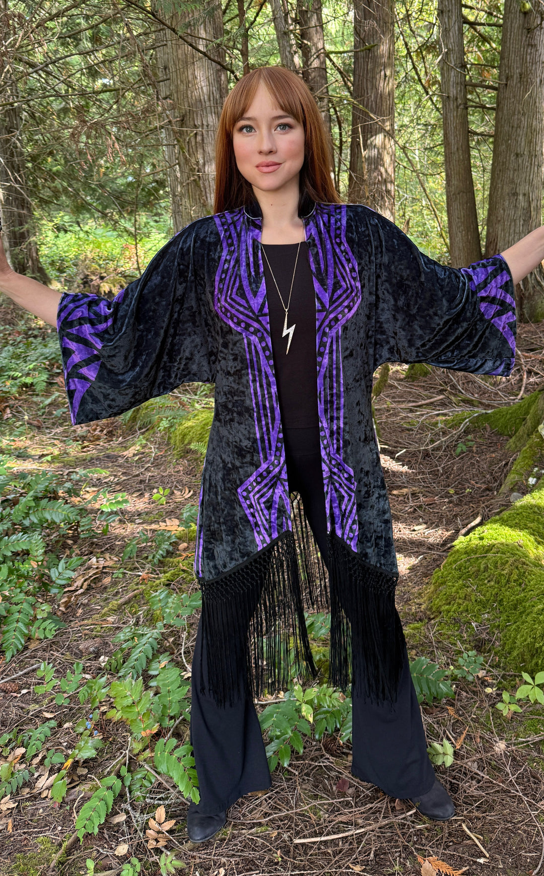 1977 Grateful Dead VELVET Kimono - 4 Colors