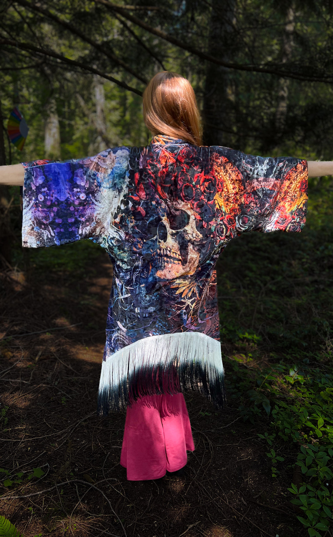 Android Jones Kimono - "Santa Clara" in VELVET - Fare Thee Well