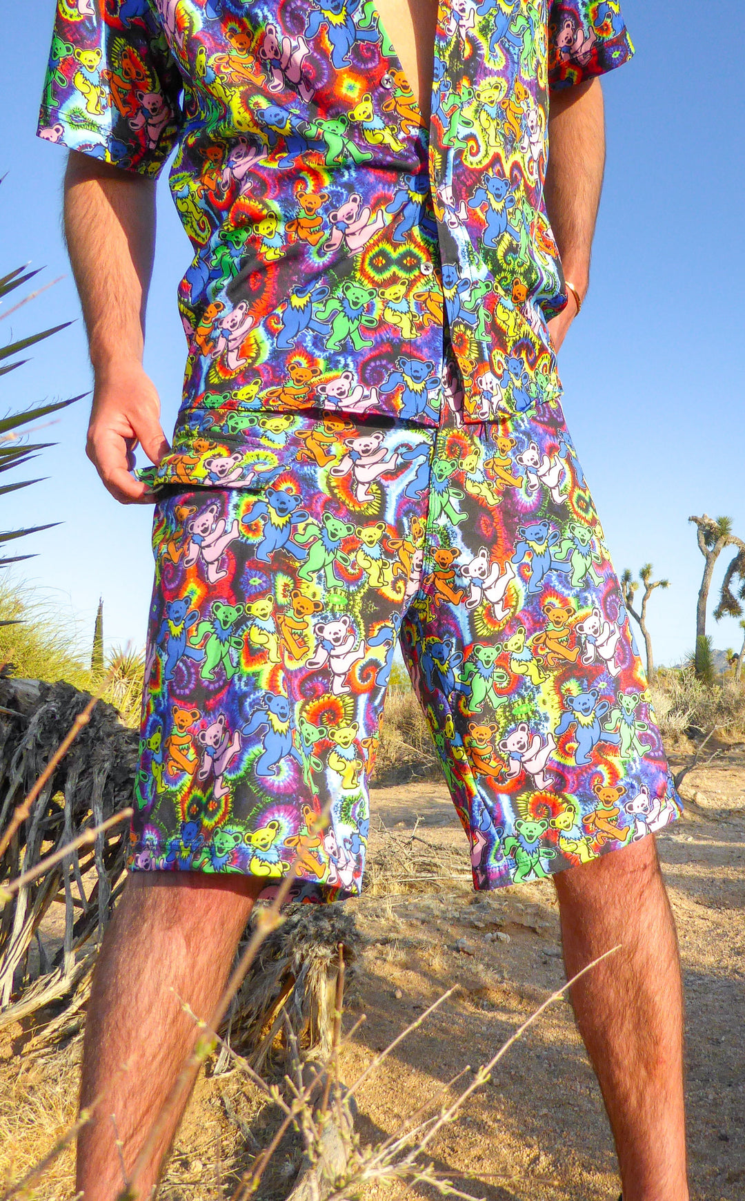 Bear Grateful Dead Shorts hotsell