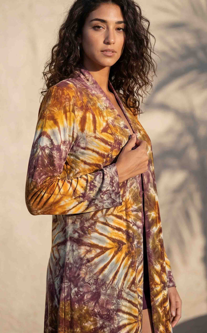 Tie Dye Duster Kimono