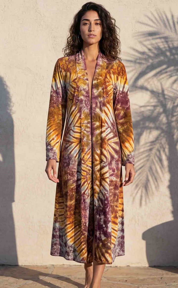 Tie Dye Duster Kimono