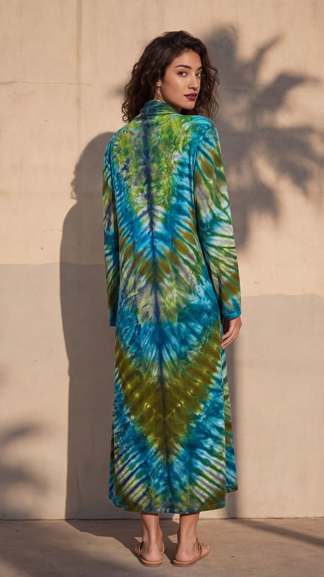 Tie Dye Duster Kimono