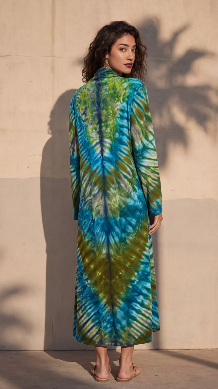 Tie Dye Duster Kimono