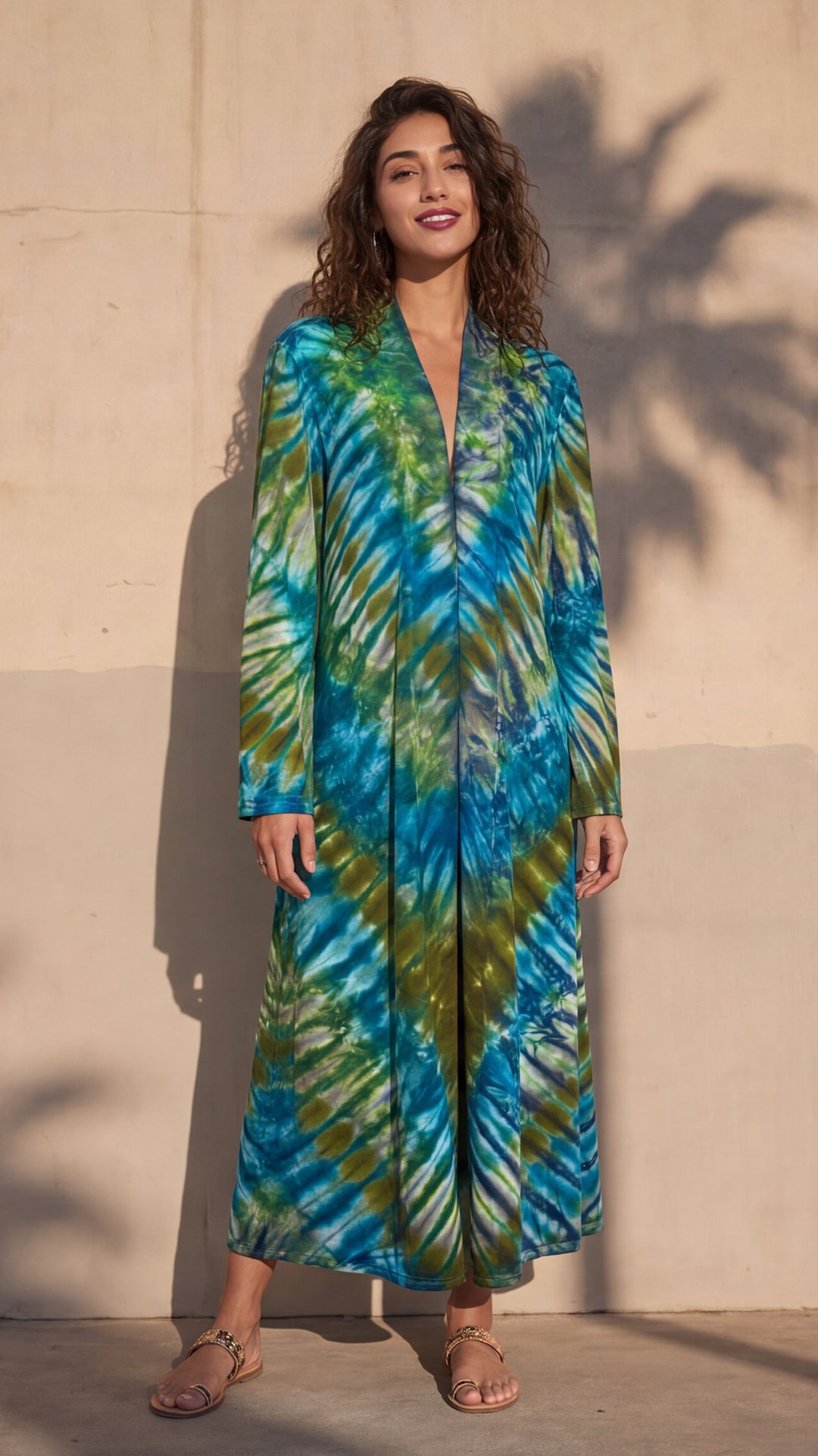 Tie Dye Duster Kimono