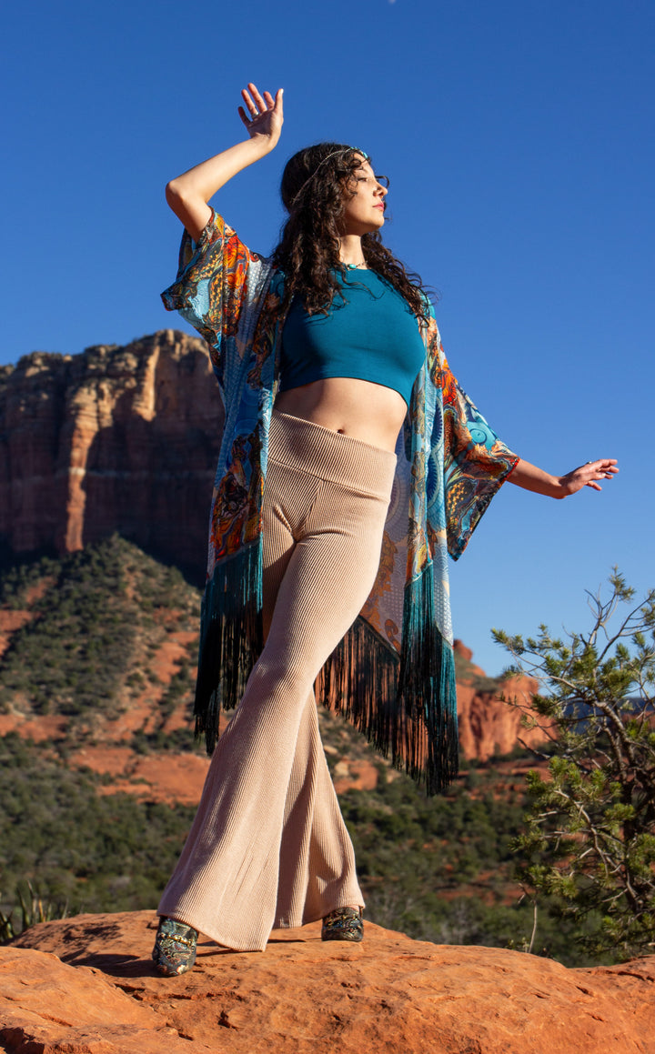 Swallow Tail Sheer Kimono x Android Jones