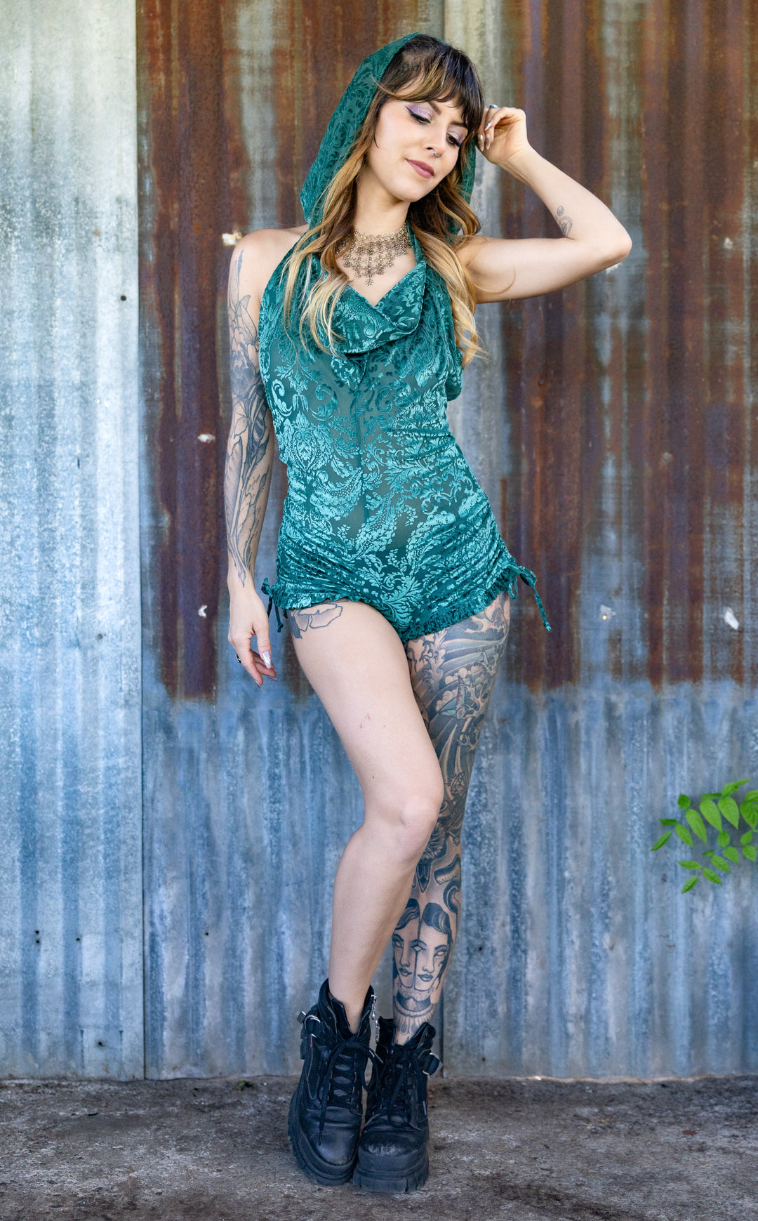 Hunter Burnout Velvet Mystique Shortsie