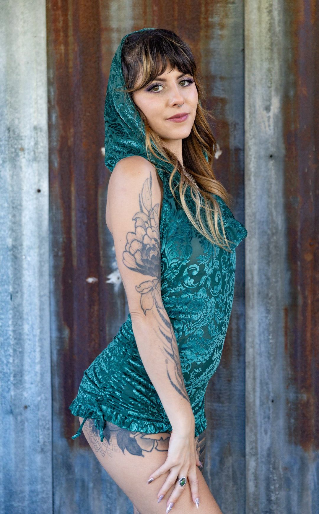 Hunter Burnout Velvet Mystique Shortsie