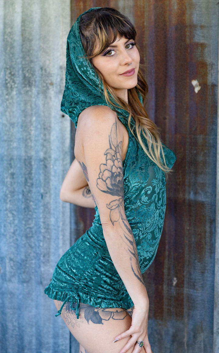 Hunter Burnout Velvet Mystique Shortsie