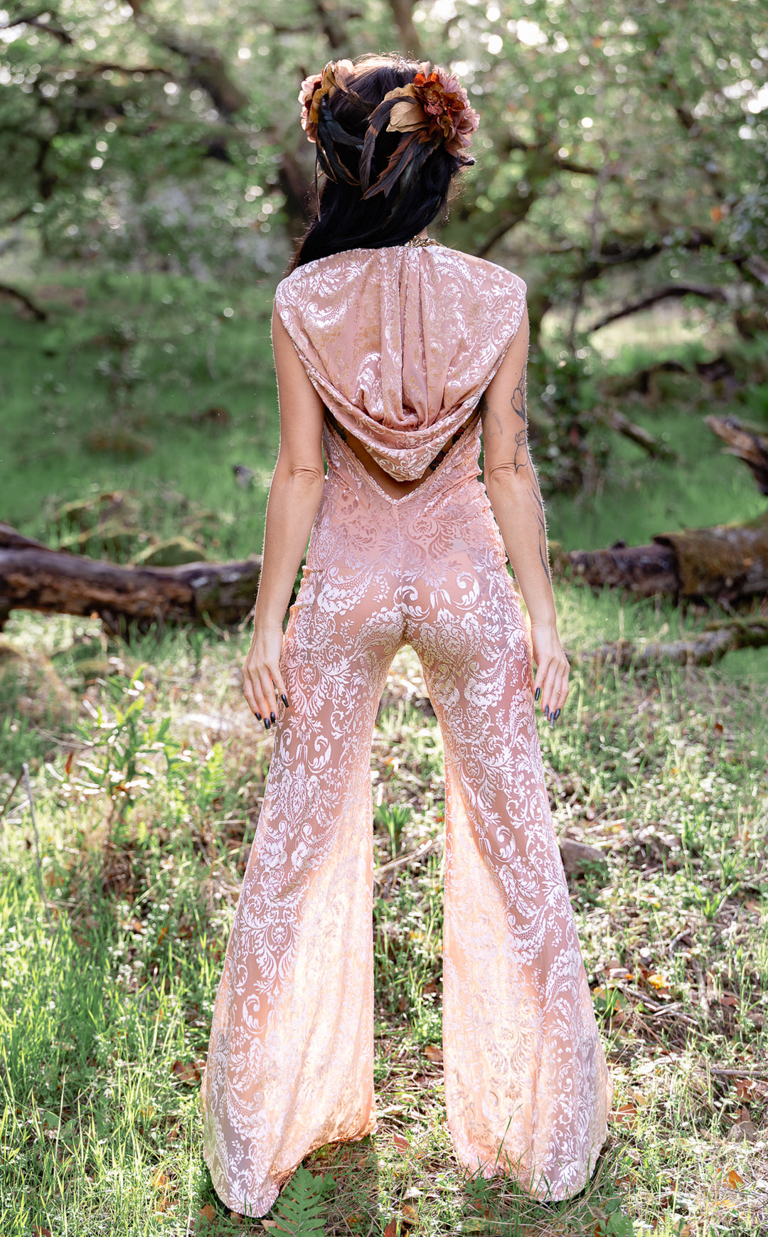 Bisque Burnout Velvet Mystique Onesie