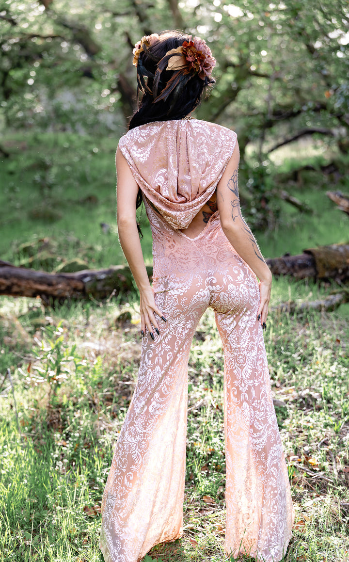 Bisque Burnout Velvet Mystique Onesie