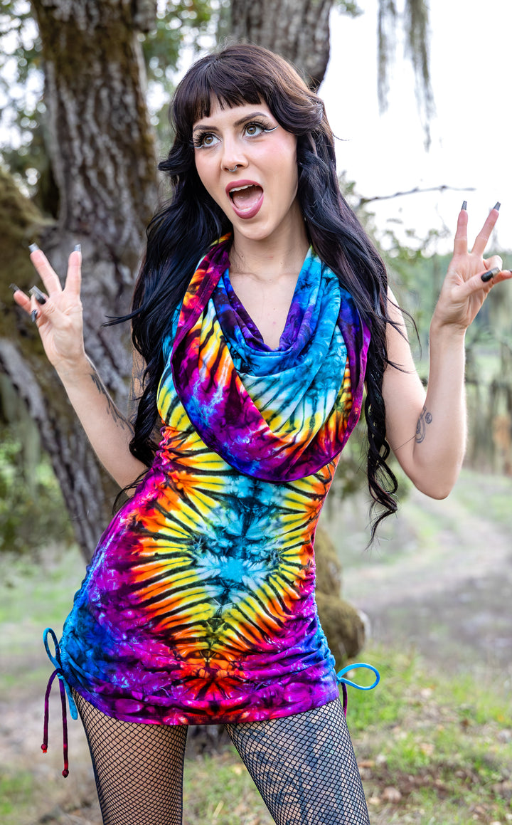Tie Dye Huntress Cinch Dress