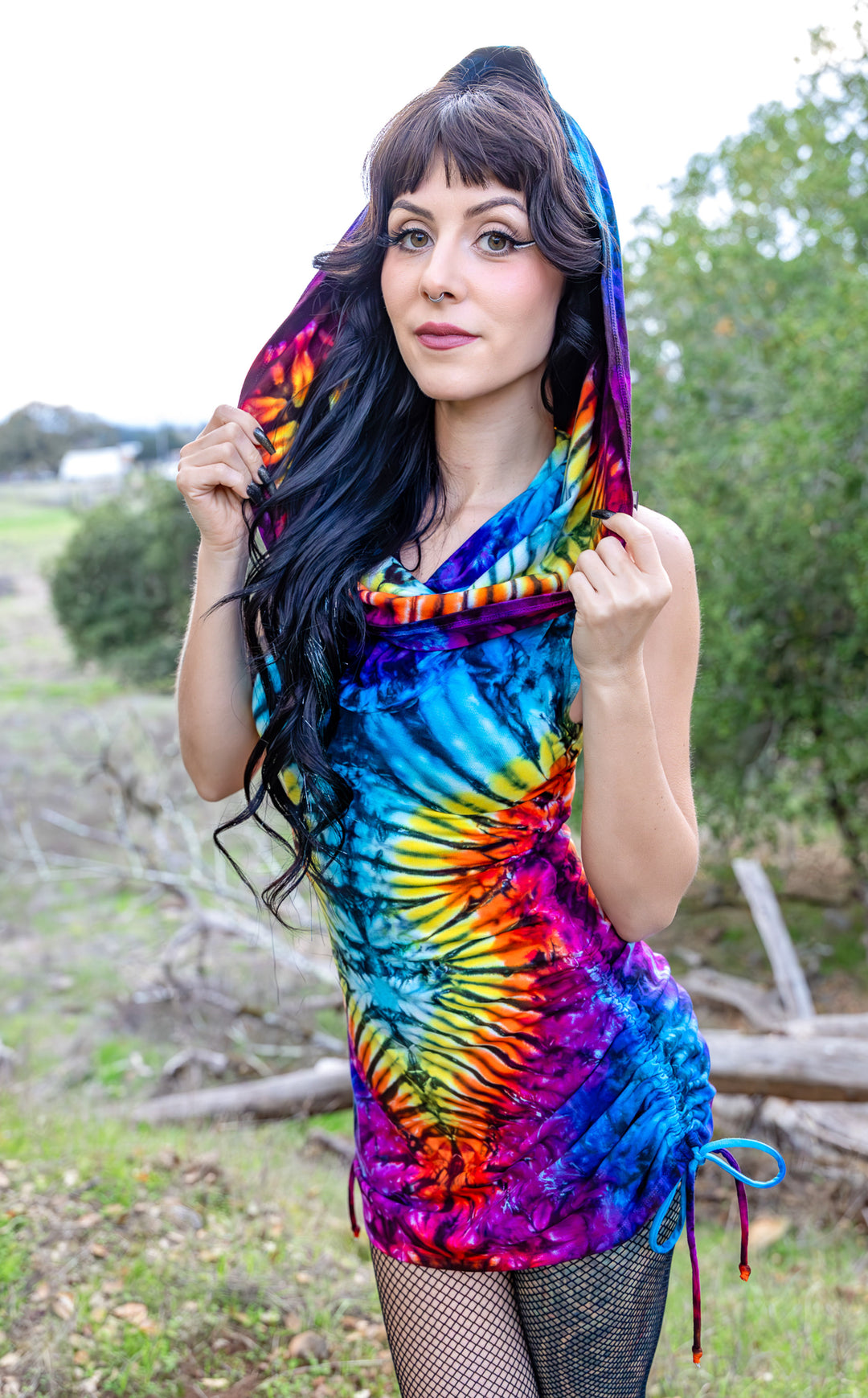 Tie Dye Huntress Cinch Dress