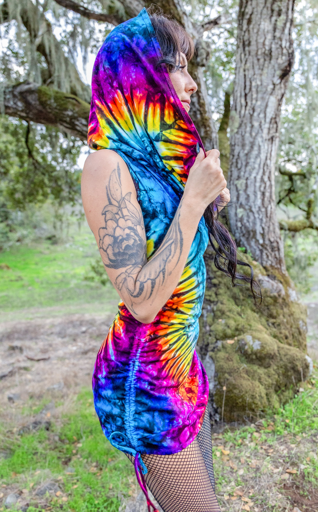 Tie Dye Huntress Cinch Dress