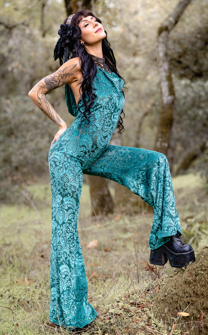 Hunter Burnout Velvet Mystique Onesie