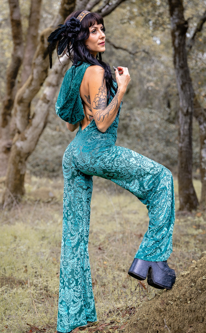 Hunter Burnout Velvet Mystique Onesie