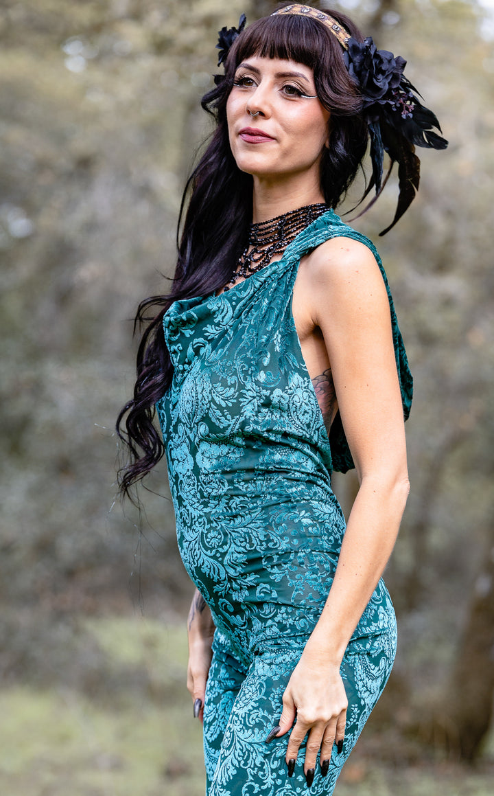 Hunter Burnout Velvet Mystique Onesie