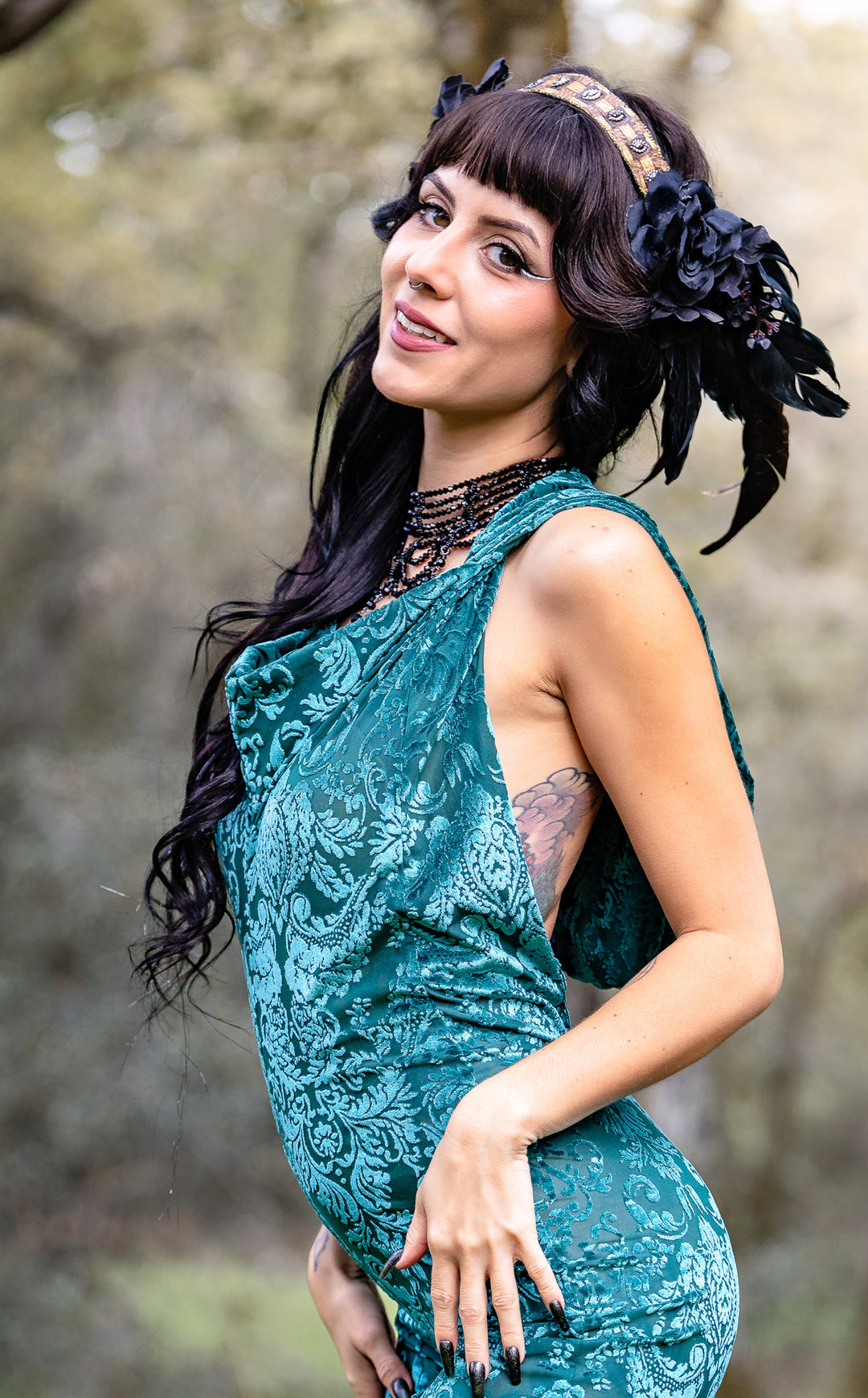 Hunter Burnout Velvet Mystique Onesie