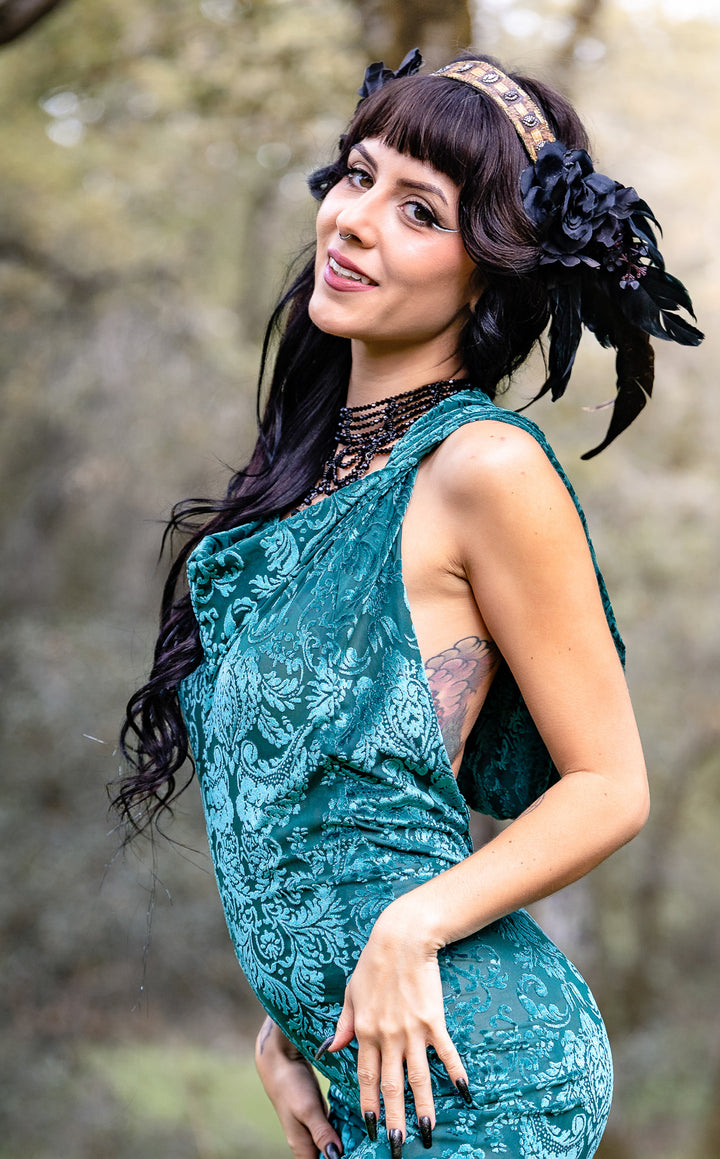 Hunter Burnout Velvet Mystique Onesie