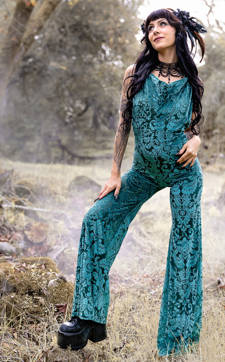 Hunter Burnout Velvet Mystique Onesie