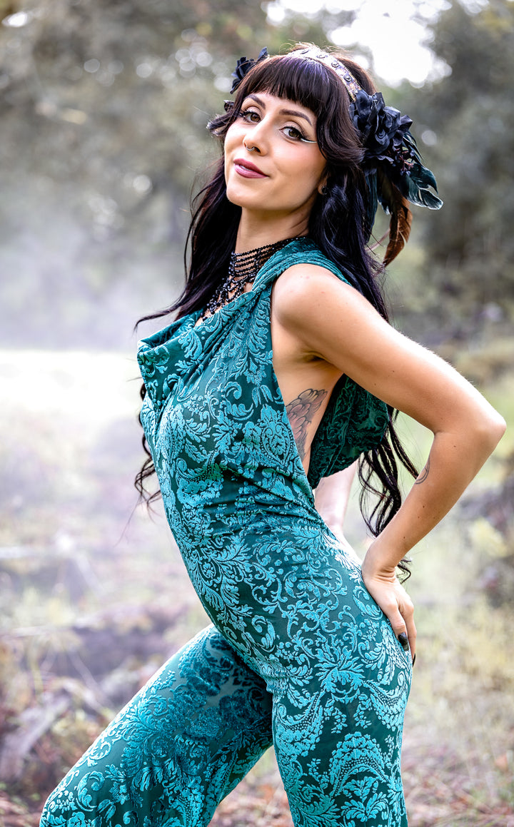 Hunter Burnout Velvet Mystique Onesie