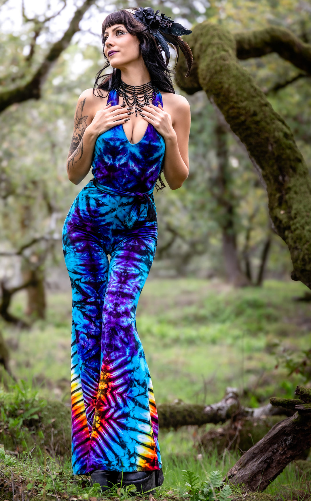 Tie Dye Tigra Onesie