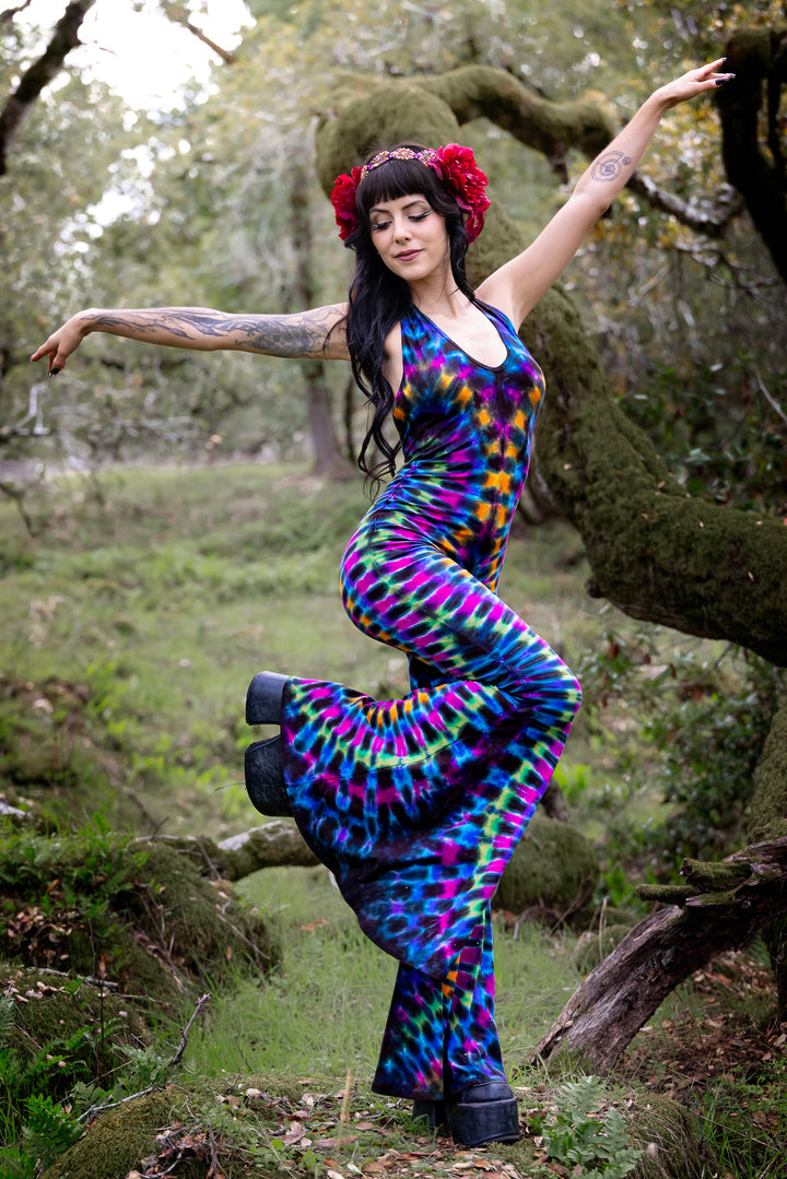 Tie Dye Liberty Super Bell Onesie