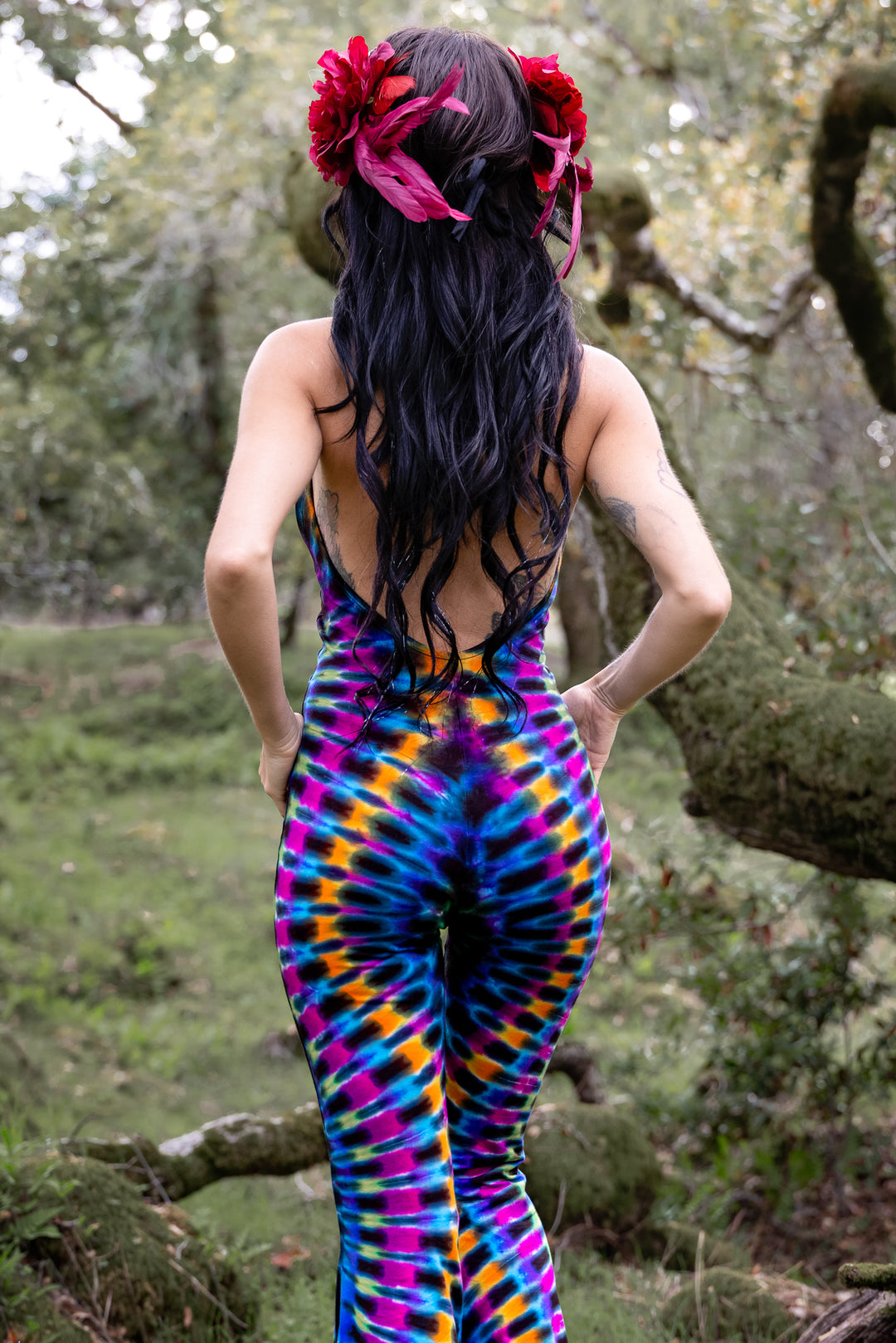 Tie Dye Liberty Super Bell Onesie