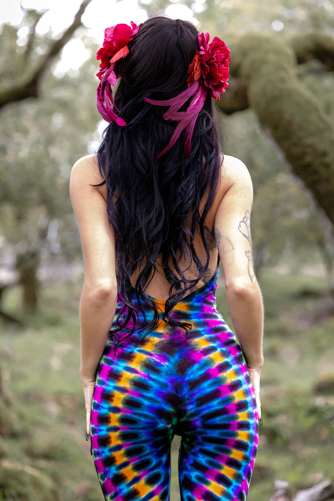 Tie Dye Liberty Super Bell Onesie