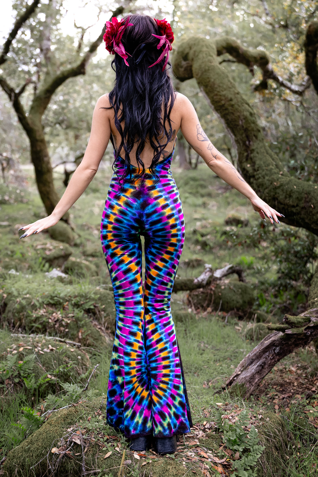 Tie Dye Liberty Super Bell Onesie