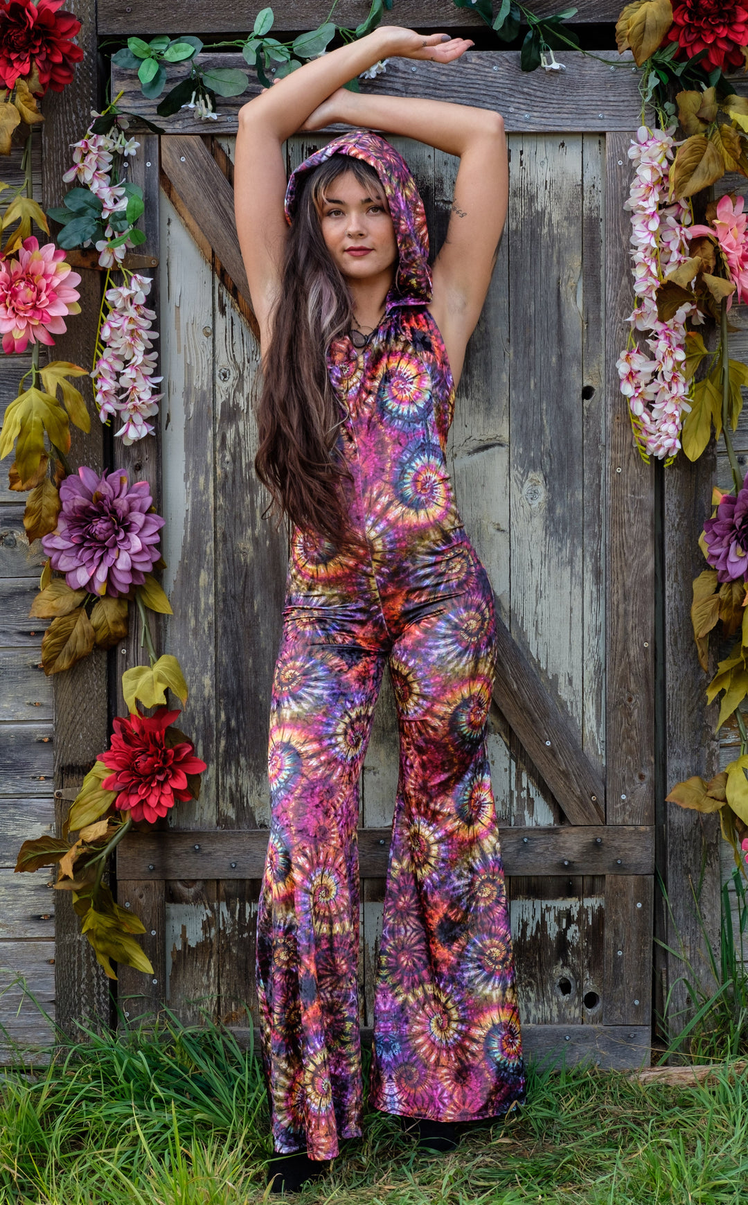 Maple Swirl Velvet Mystique Onesie