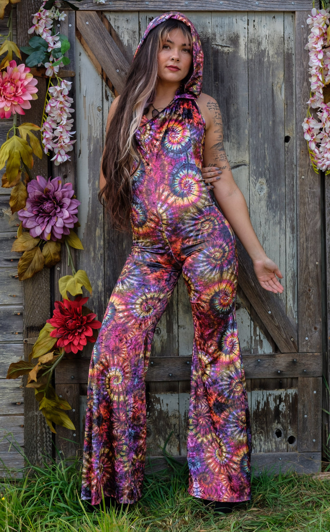 Maple Swirl Velvet Mystique Onesie