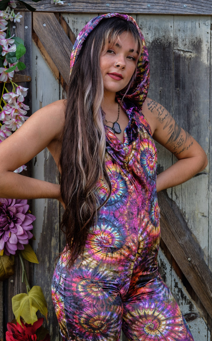 Maple Swirl Velvet Mystique Onesie