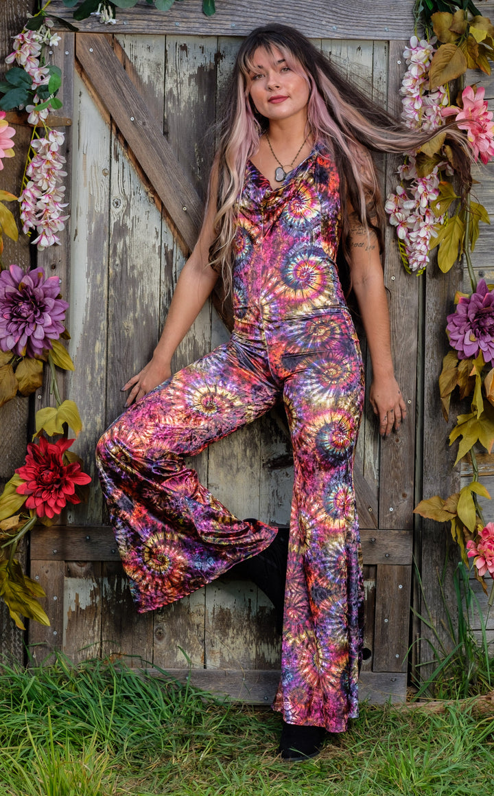 Maple Swirl Velvet Mystique Onesie